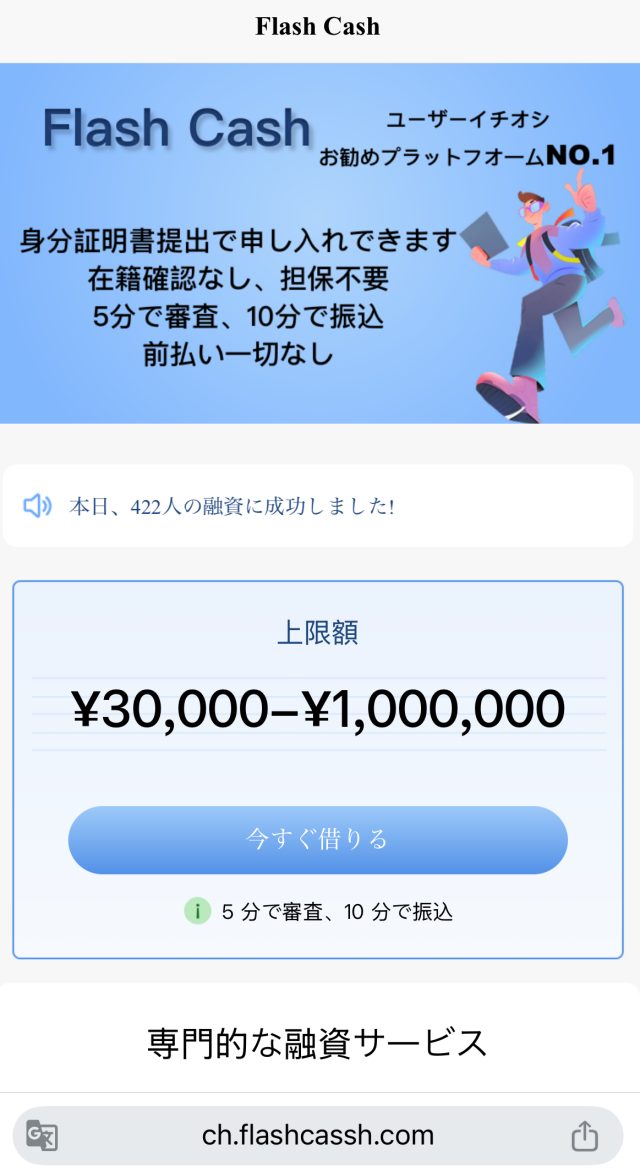 フラッシュキャッシュFlashcash